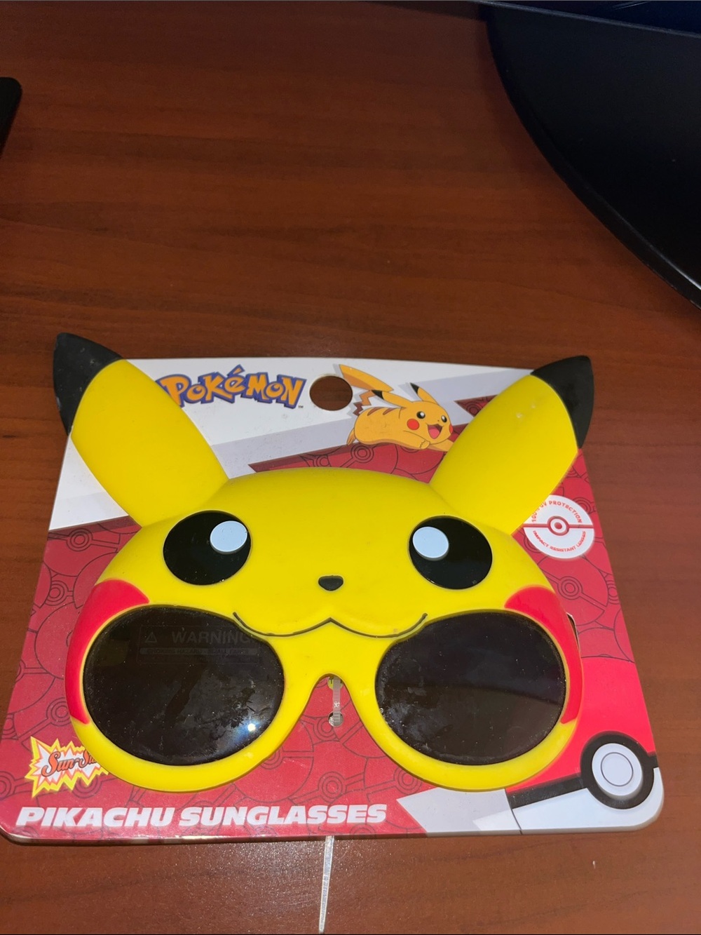 Pokemon Pikachu Kids Sunglasses - Yellow & Black